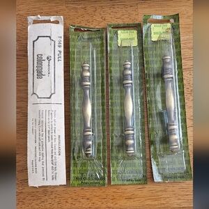 Vintage Amerock Colonnade Brass Cabinet Pulls - Set of 4